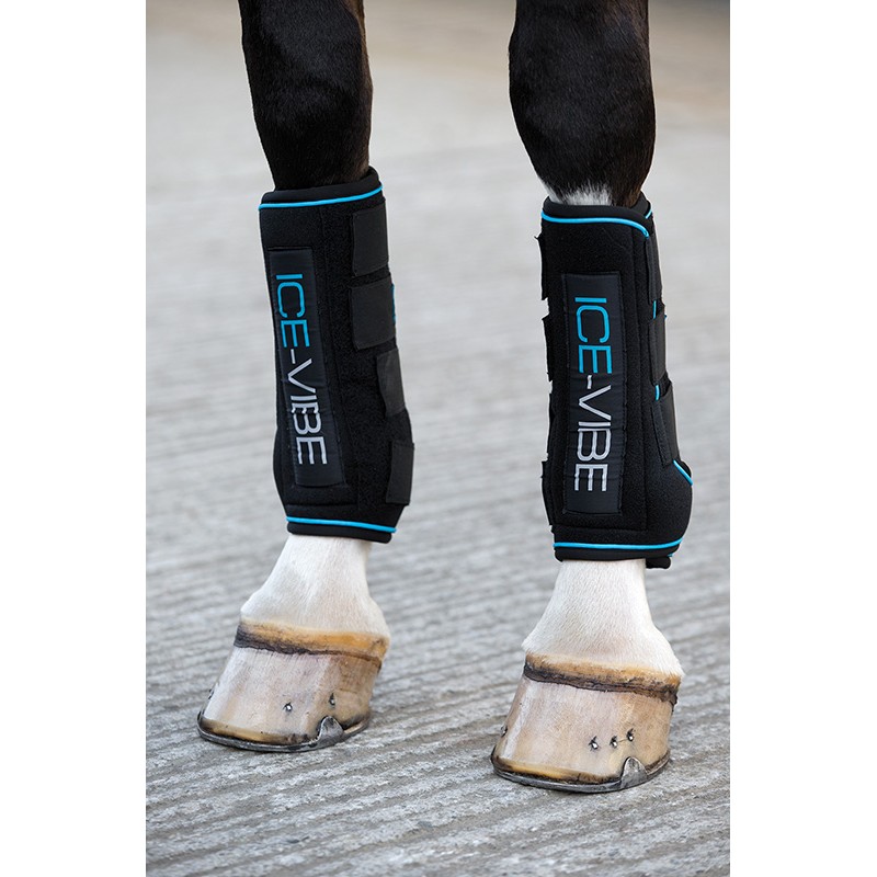 Guêtres Ice Vibe massantes pour cheval Horseware Guêtres Ice Vibe massantes pour cheval Horseware