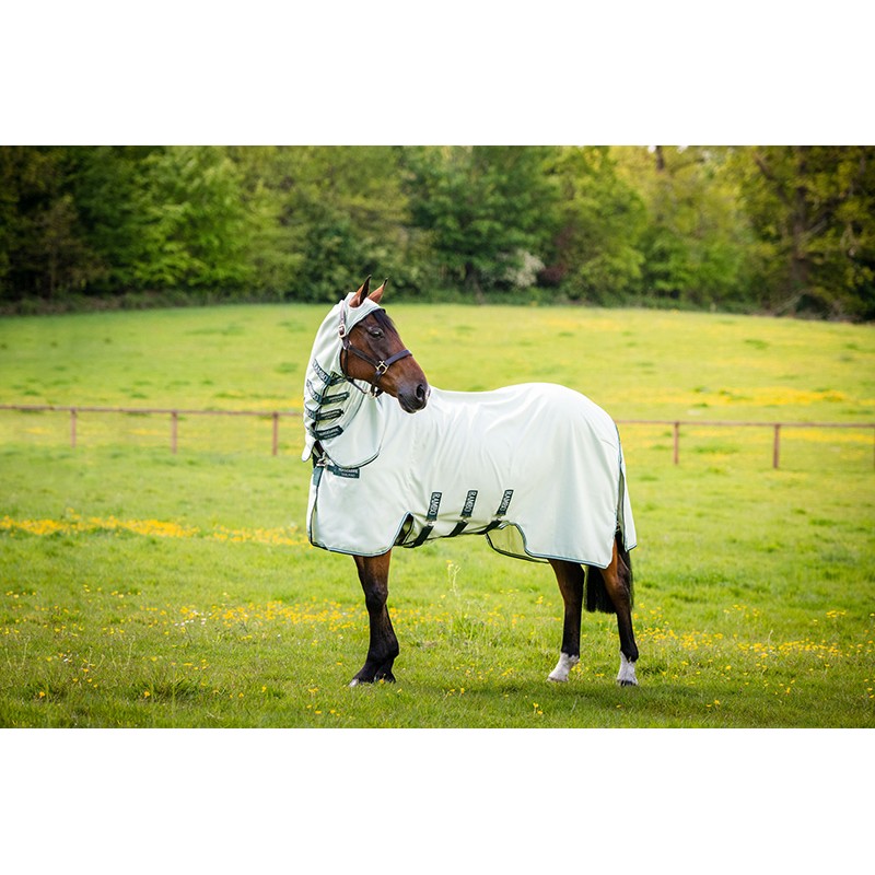 Couverture Anti-mouches pour cheval Horseware Rambo Hoody Couverture Anti-mouches pour cheval Horseware Rambo Hoody